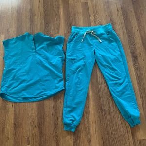 Figs teal scrubs